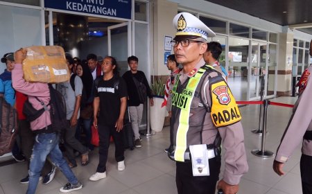 Polres Pelabuhan Tanjungperak Gelar KRYD Kawal Arus Balik di Terminal GSN