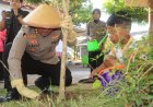 Gerakan Indonesia ASRI : Polres Probolinggo Gelar Aksi Penghijauan Pulihkan Lahan Kritis