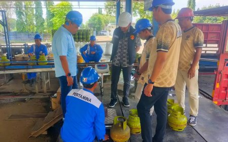 Polres Ngawi Cek SPBU dan SPBE Pastikan Stok BBM dan LPG Aman Pascalebaran