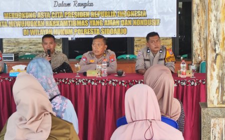 Polresta Sidoarjo Gelar Curhat Kamtibmas Perkuat Sinergi dan Serap Aspirasi Warga