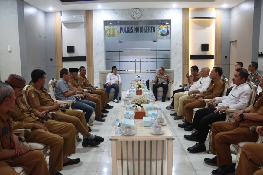 Polres Mojokerto Perkuat Sinergi dengan PKD Serap Aspirasi Kepala Desa