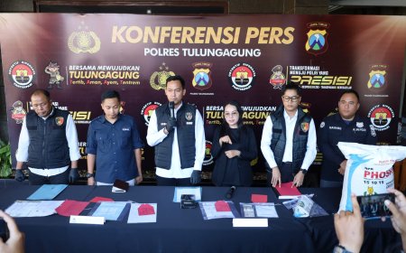 Polres Tulungagung Ungkap Fakta Baru Kasus Dugaan Peredaran Pupuk Tidak Terdaftar